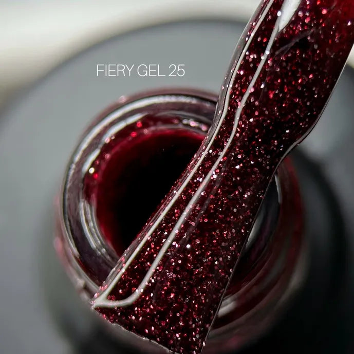 SAGA Professional Gel lak Fiery Gel 25, 9 ml