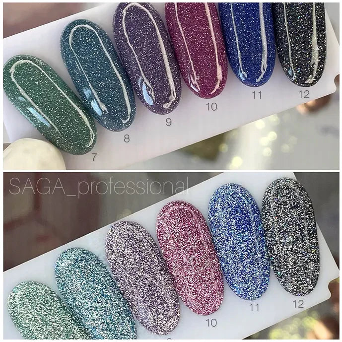 SAGA Professional Gel lak Fiery Gel 12, 9 ml