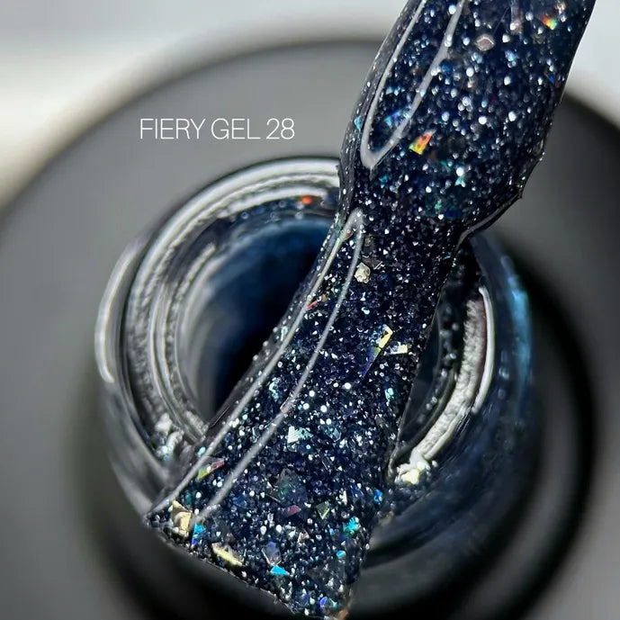 SAGA Professional Gel lak Fiery Gel 28, 9 ml