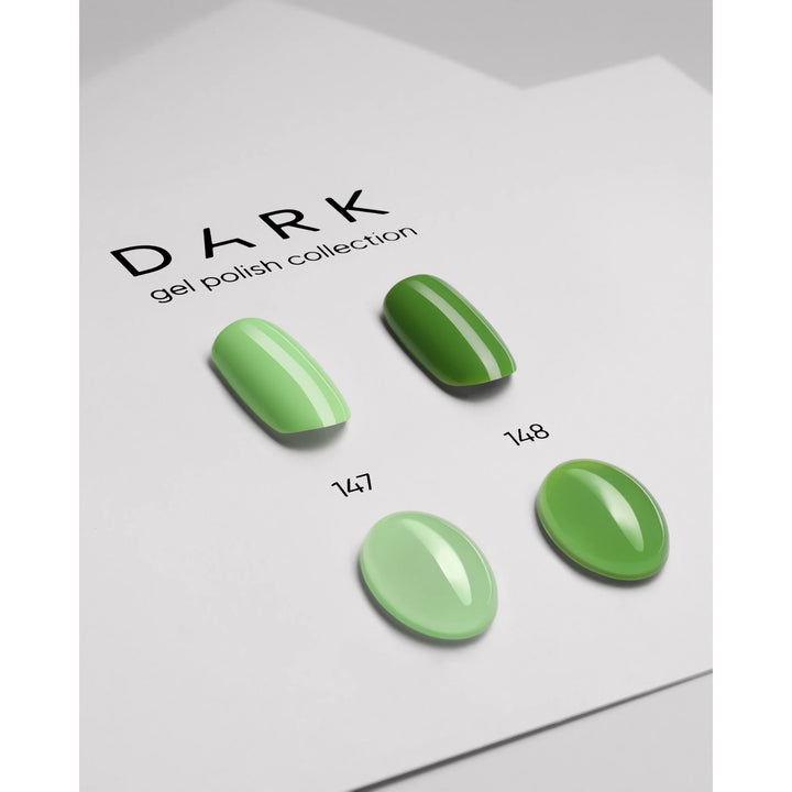 Dark Gel lak 147, 6 ml, zelená