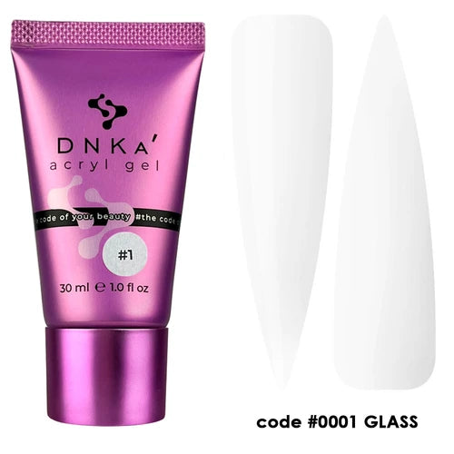 DNKa' Acrygel #0001 Glass, 30 ml (v tubě), průhledný