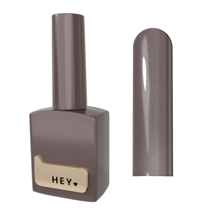 HEYLOVE Cat Eye Gel lak DEVON, 15 ml, šedo-lilková