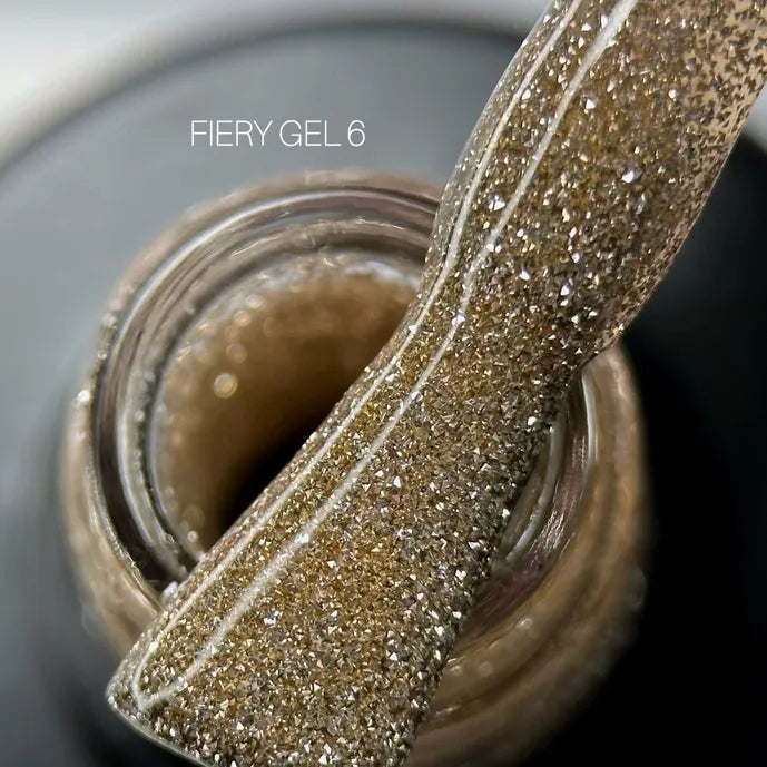 SAGA Professional Gel lak Fiery Gel 06, 9 ml