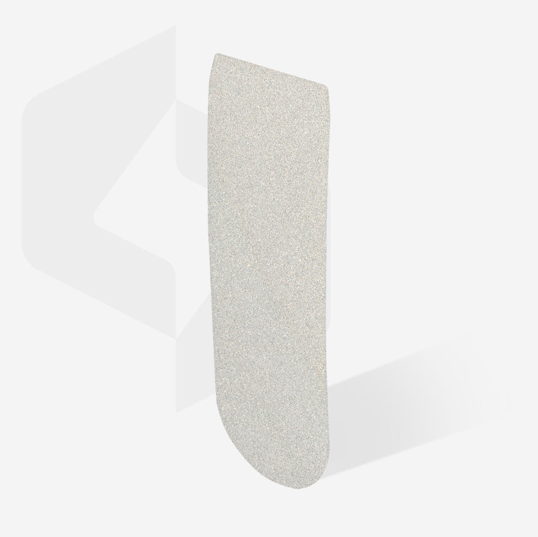 Jednorázové bílé pilníky pro pedikúrní rašpli EXPERT 10 180 grit (30 ks) DFE-10-180w