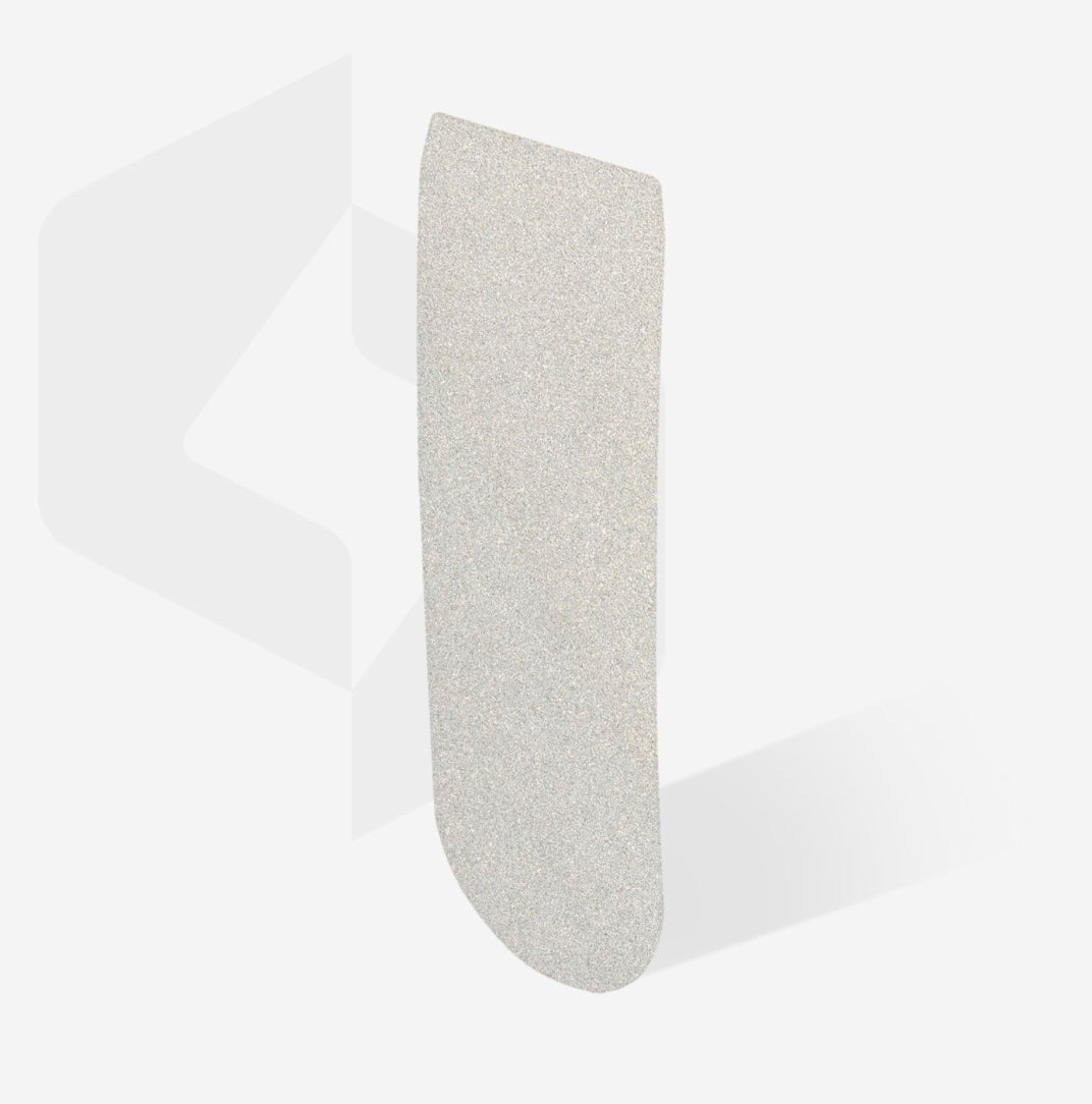 Jednorázové bílé pilníky pro pedikúrní rašpli EXPERT 10 100 grit (30 ks) DFE-10-100w