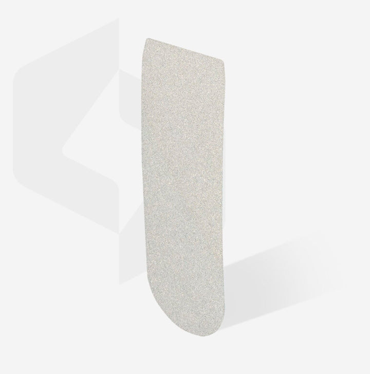 Jednorázové bílé pilníky pro pedikúrní rašpli EXPERT 10 100 grit (30 ks) DFE-10-100w