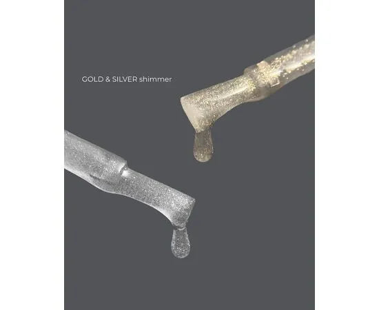 HEYLOVE Stříbrný třpytivý top, 15 ml