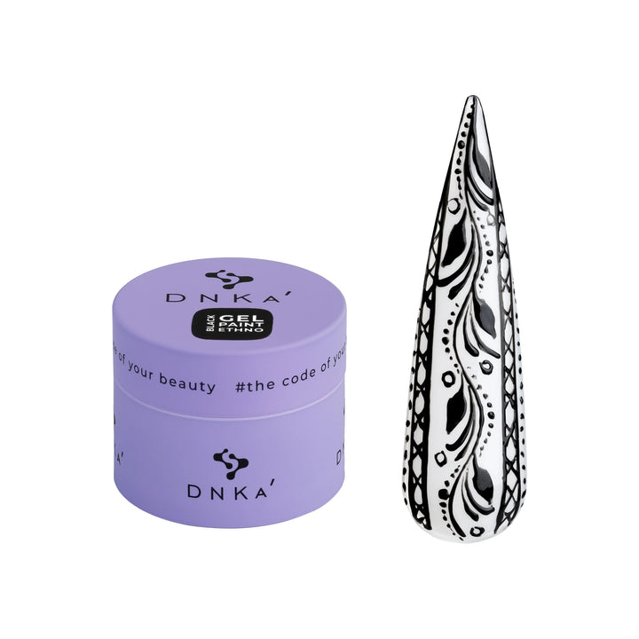 DNKa’ Gelová barva Ethno černá, 5 ml