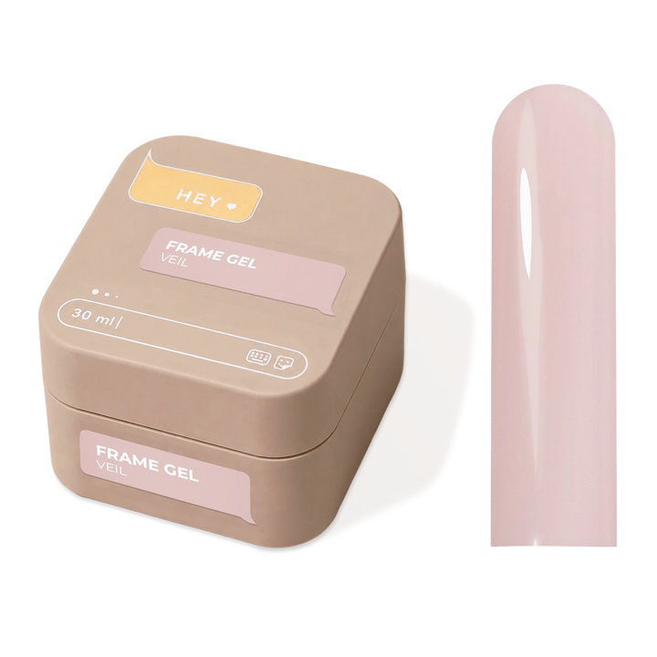 HEYLOVE Frame stavební gel VEIL, 30 ml (v kelímku)