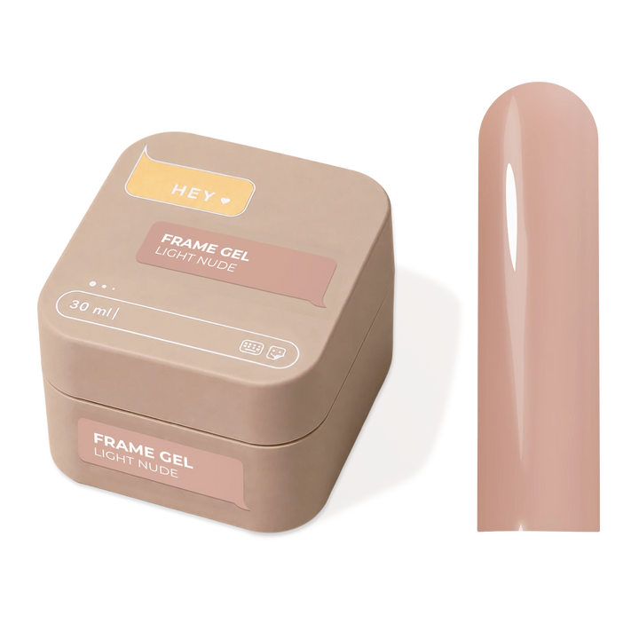 HEYLOVE Frame stavební gel LIGHT NUDE, 30 ml (v kelímku)