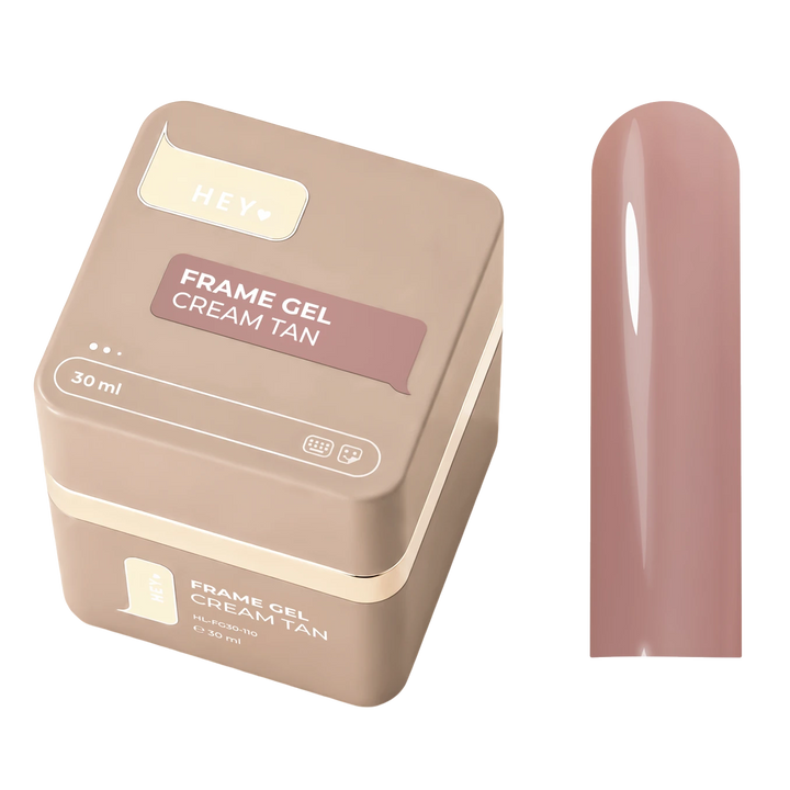 HEYLOVE Frame Будівельний гель з помпою CREAM TAN, 30 мл, класичний нюд