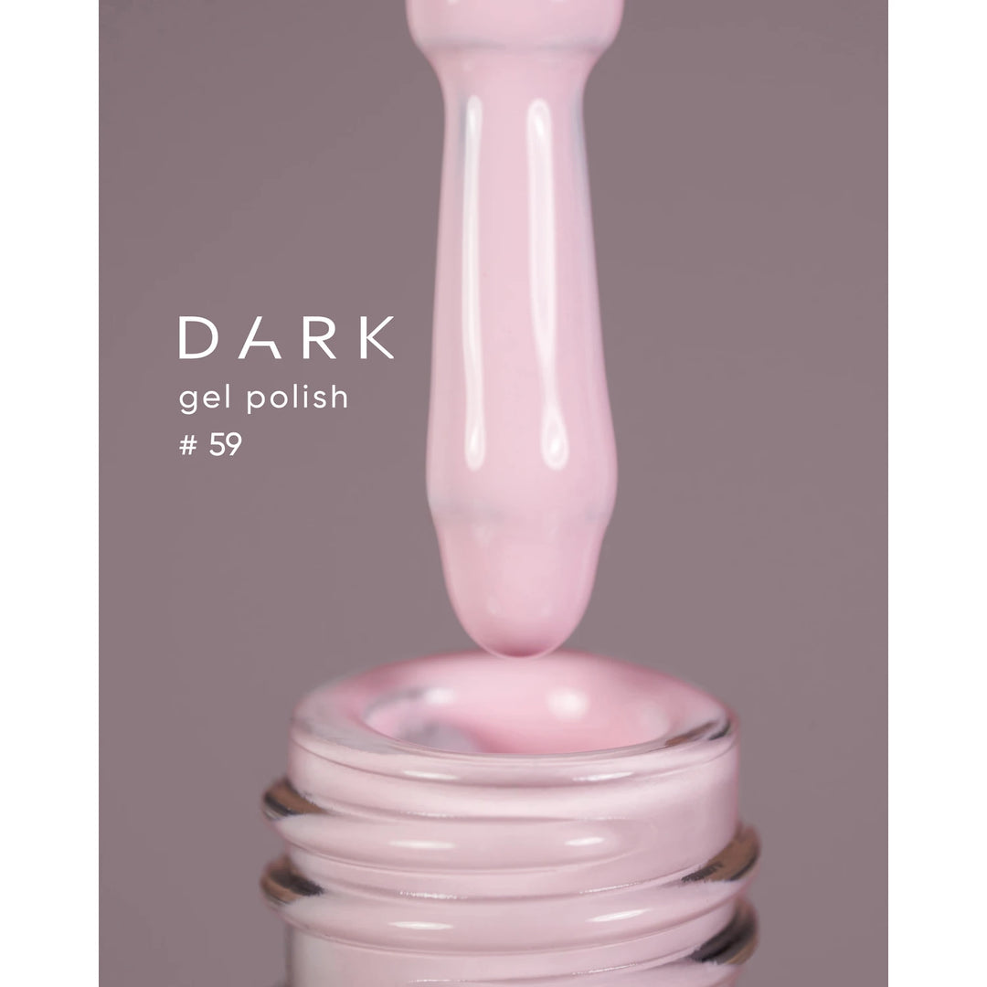 Dark Gel lak 59, 10 ml, růžový