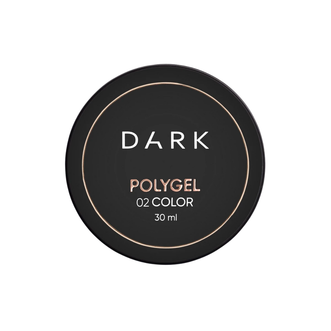 DARK Polygel v kelímku 02, 30 ml, růžový