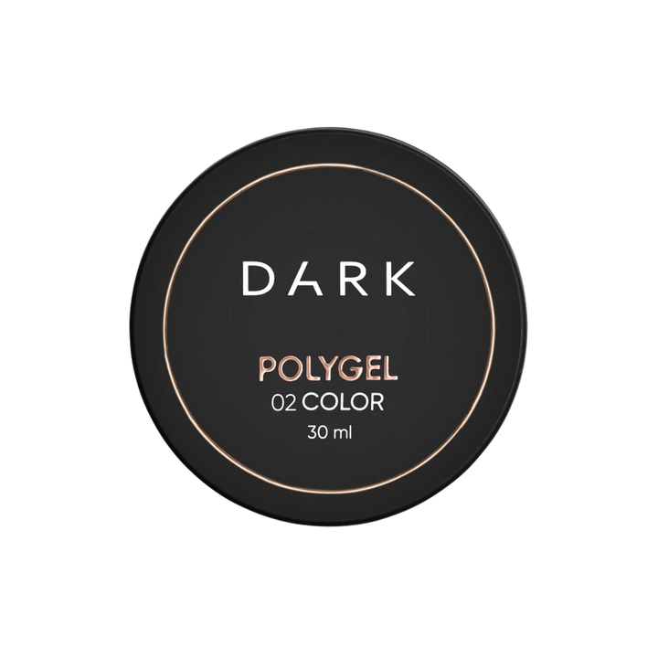 DARK Polygel v kelímku 02, 30 ml, růžový