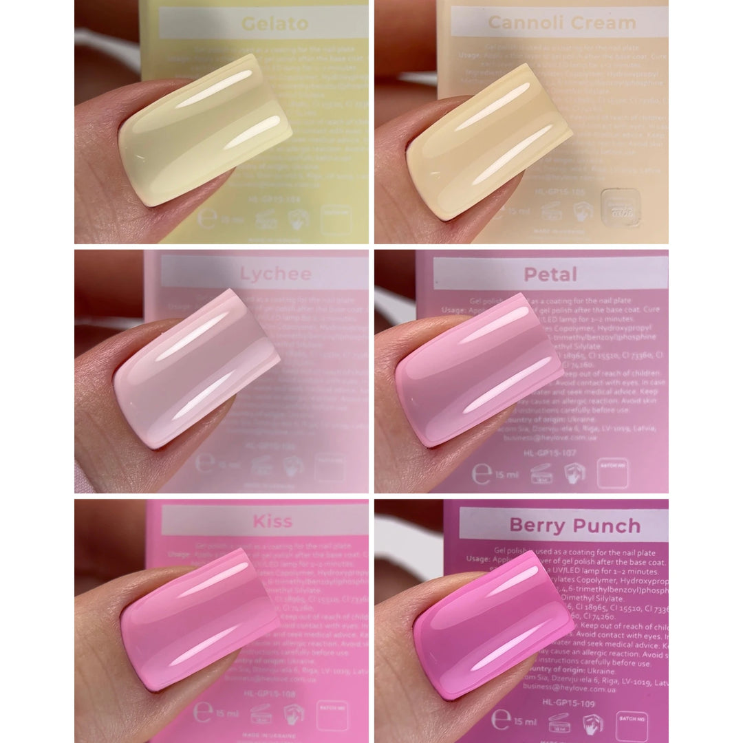 HEYLOVE Gel lak Petal, 15 ml