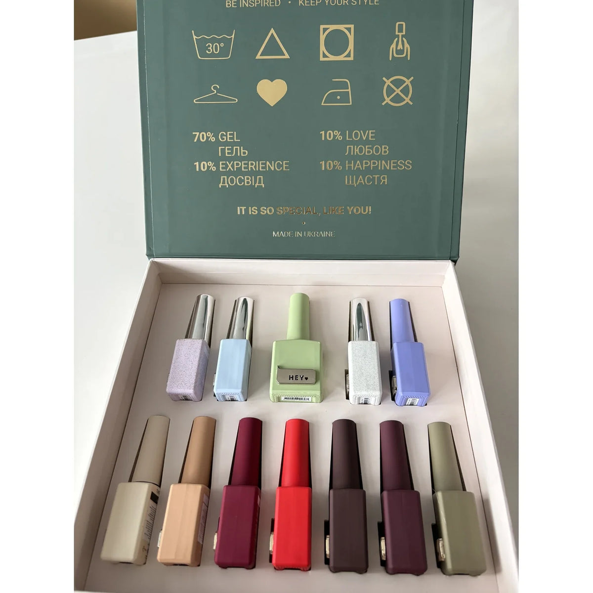 HEYLOVE Manikúrní box 1, 12 ks