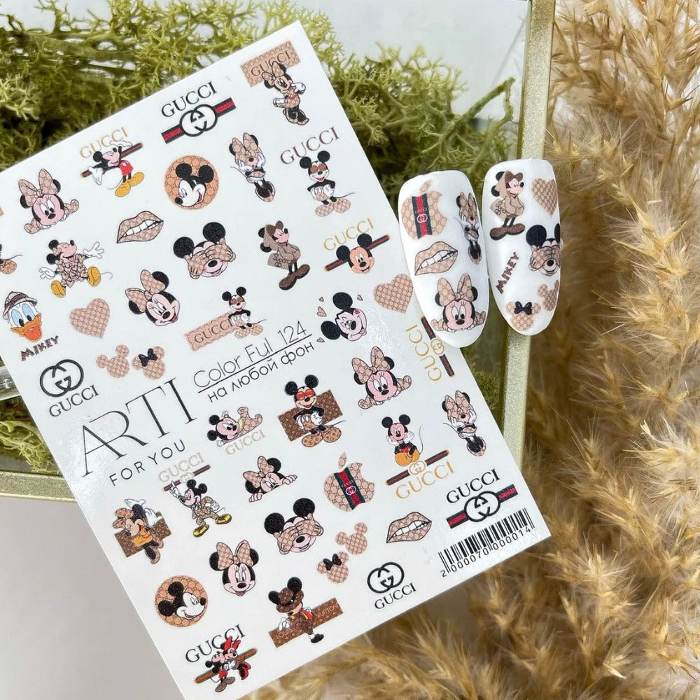 Samolepky na nehty – Arti For You 124 Colorful