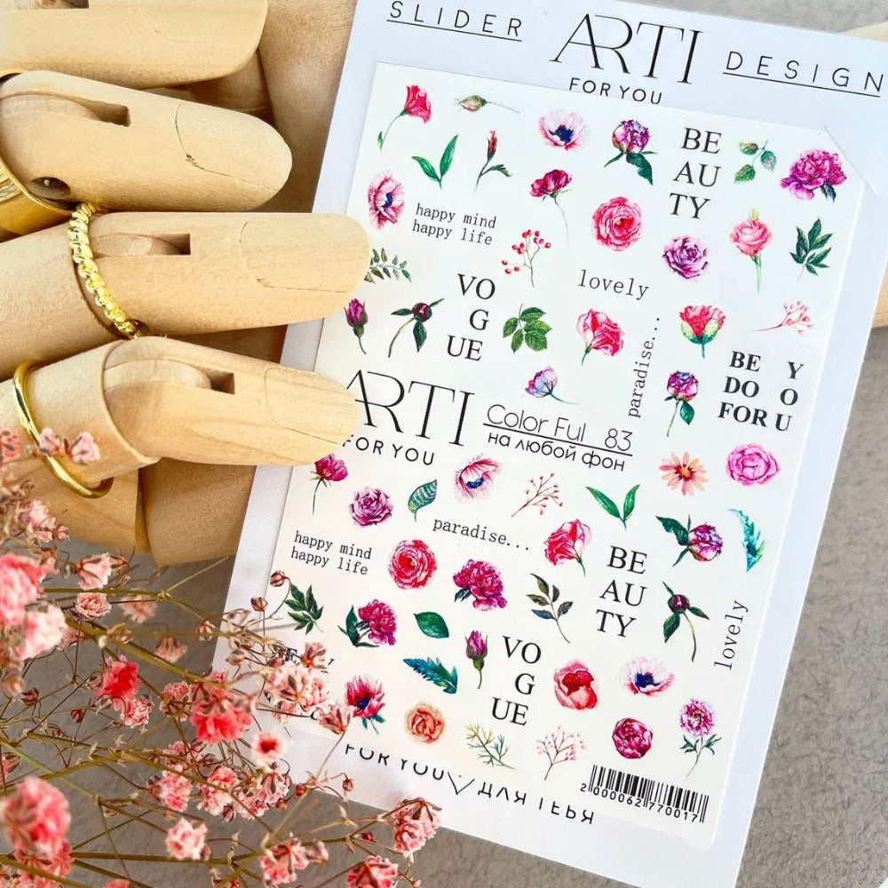 Samolepky na nehty – Arti For You Color Ful 83