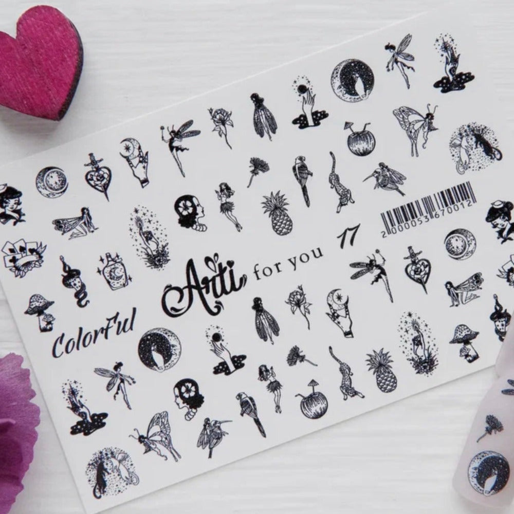 Samolepky na nehty – Arti For You 17