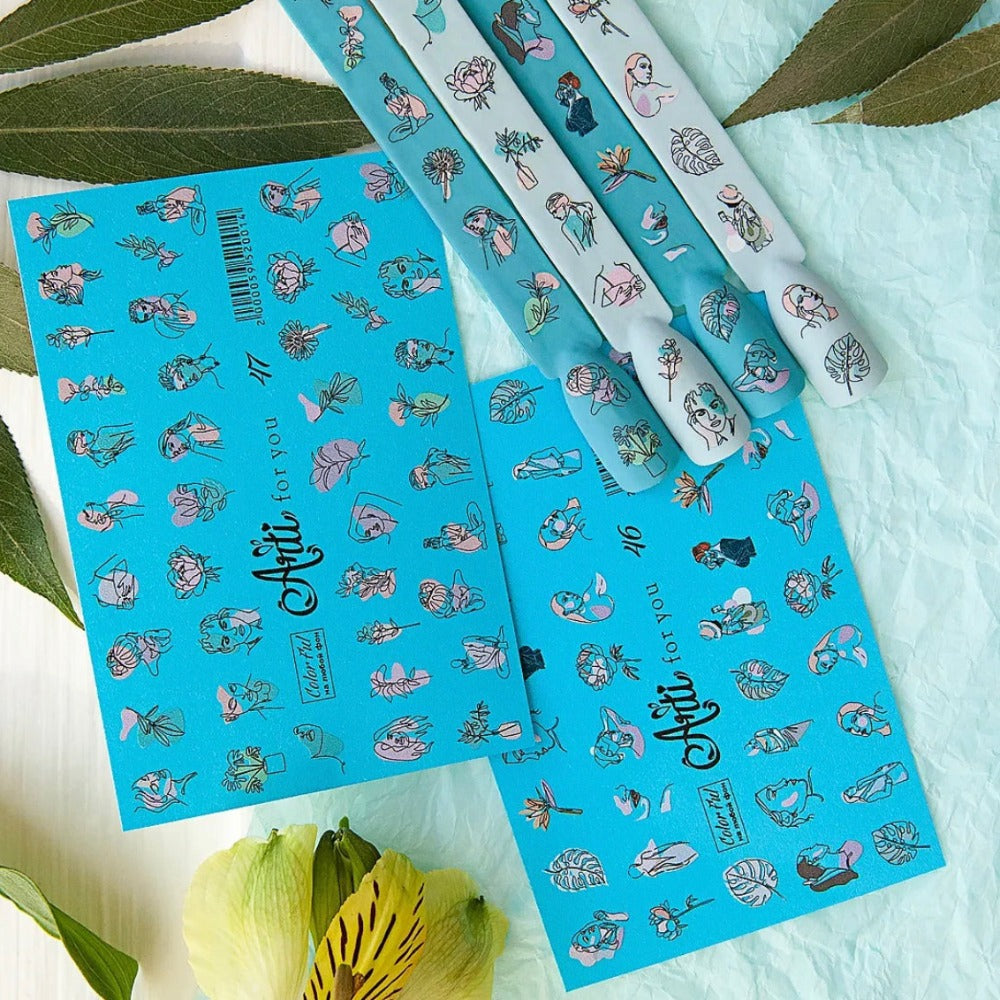 Samolepky na nehty – Arti For You 47