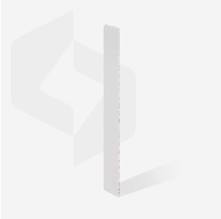 Bílé jednorázové pilníky papmAm (měkká základna) Staleks Pro Expert 20, 100 grit (30 ks) DFCE-20-100w