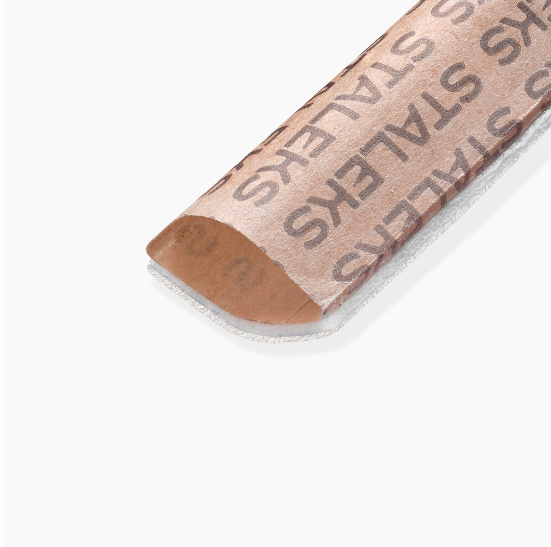 Bílé jednorázové pilníky papmAm (měkká základna) Staleks Pro Expert 20, 100 grit (30 ks) DFCE-20-100w