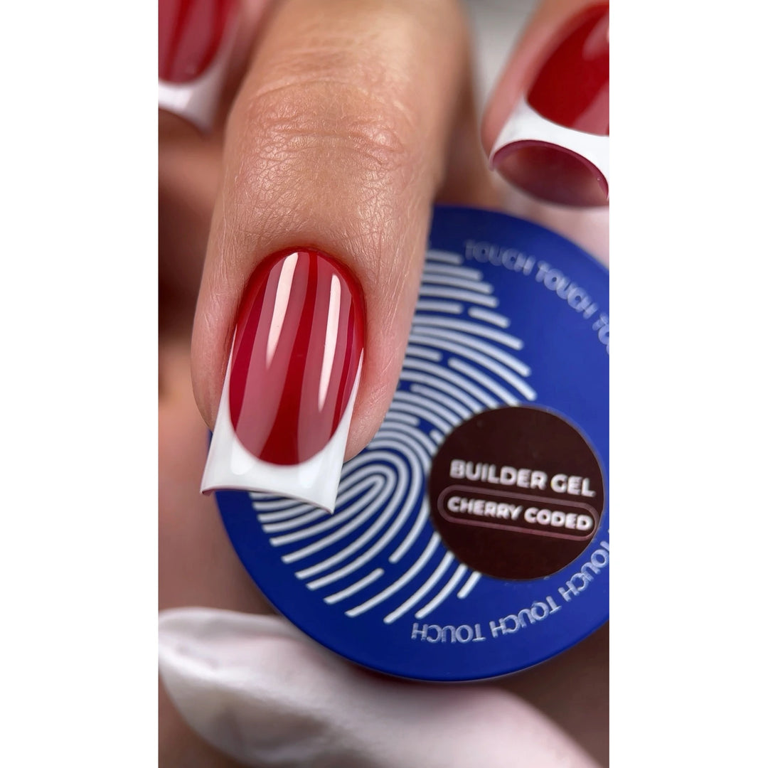 TOUCH Stavební gel Cherry coded, 15 ml, bordový