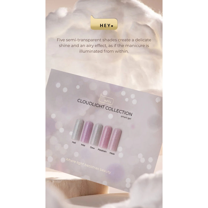 HEYLOVE Smart stavební gel „Hail“, 15 ml