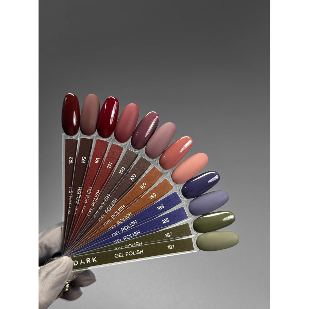 DARK Gel lak 187, 10 ml