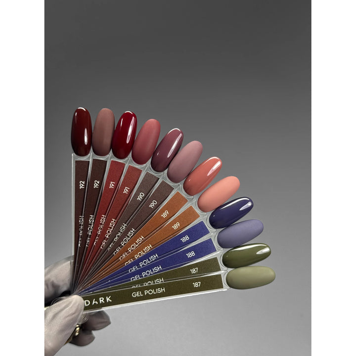 DARK Gel lak 187, 10 ml