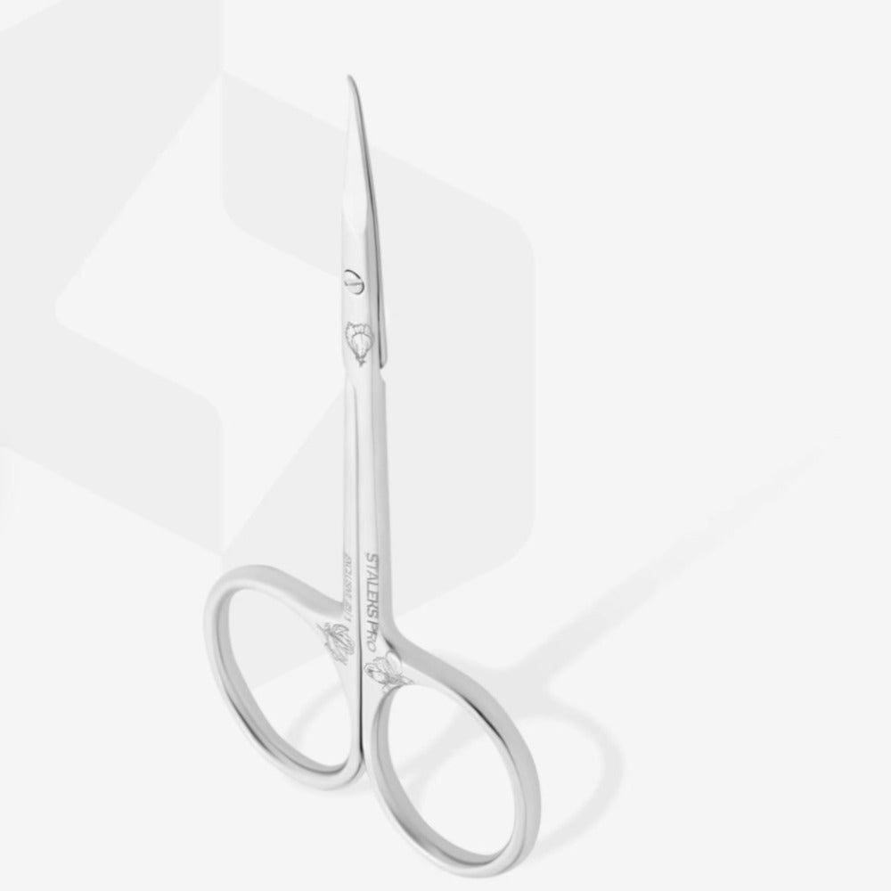 Profesionální nůžky na kůžičku s háčkem Staleks EXCLUSIVE 23 TYPE 1 (Magnolia)