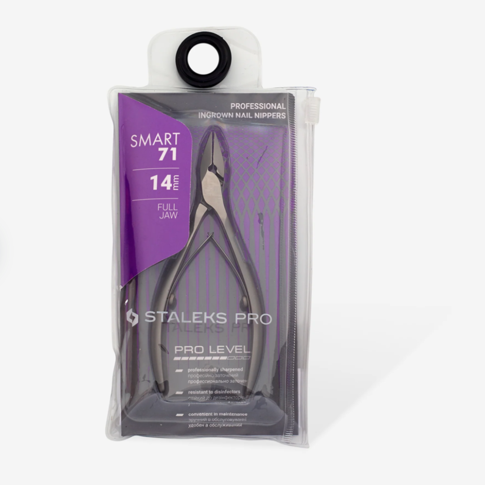 Profesionální kleště na zarostlé nehty Staleks Pro Smart 71, 14 mm
