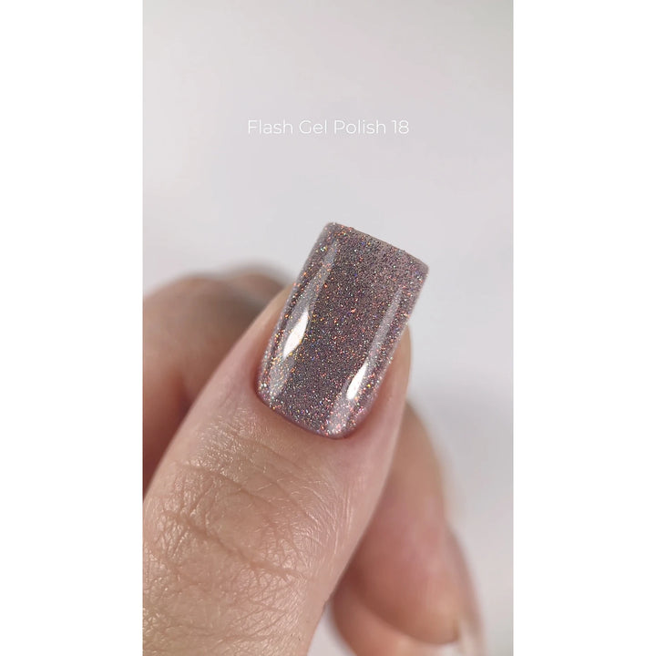Dark Gel lak Flash 18, 10 ml