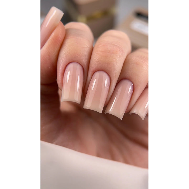 HEYLOVE Frame Будівельний гель з помпою LIGHT NUDE, 30 мл, теплий світло-бежевий (природний вигляд)