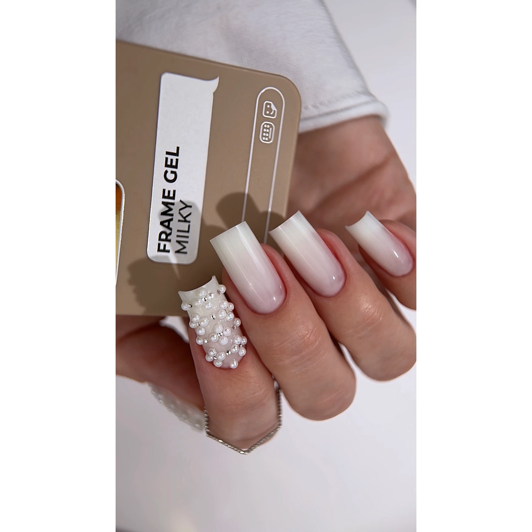 HEYLOVE Frame Будівельний гель з помпою MILKY, 30 мл