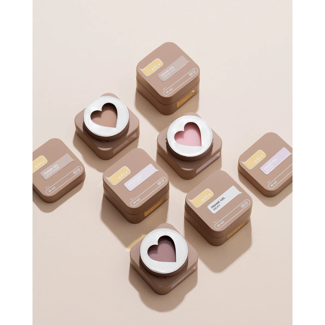 HEYLOVE Frame stavební gel BLUSH, 30 ml (v kelímku)