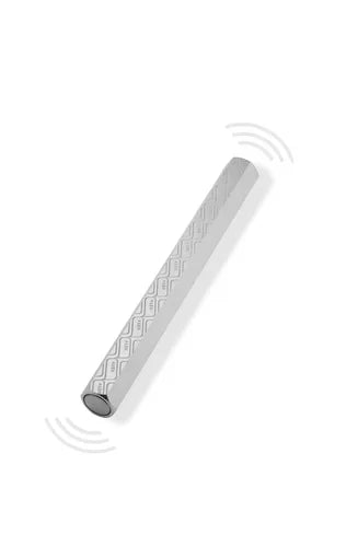 Magnet stick with geometric pattern on a white background