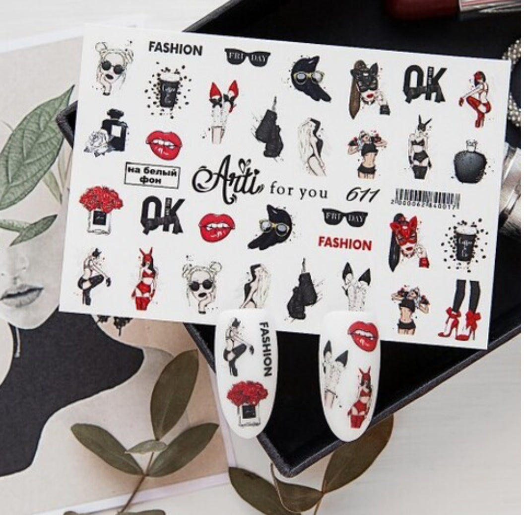 Samolepky na nehty – Arti For You 611