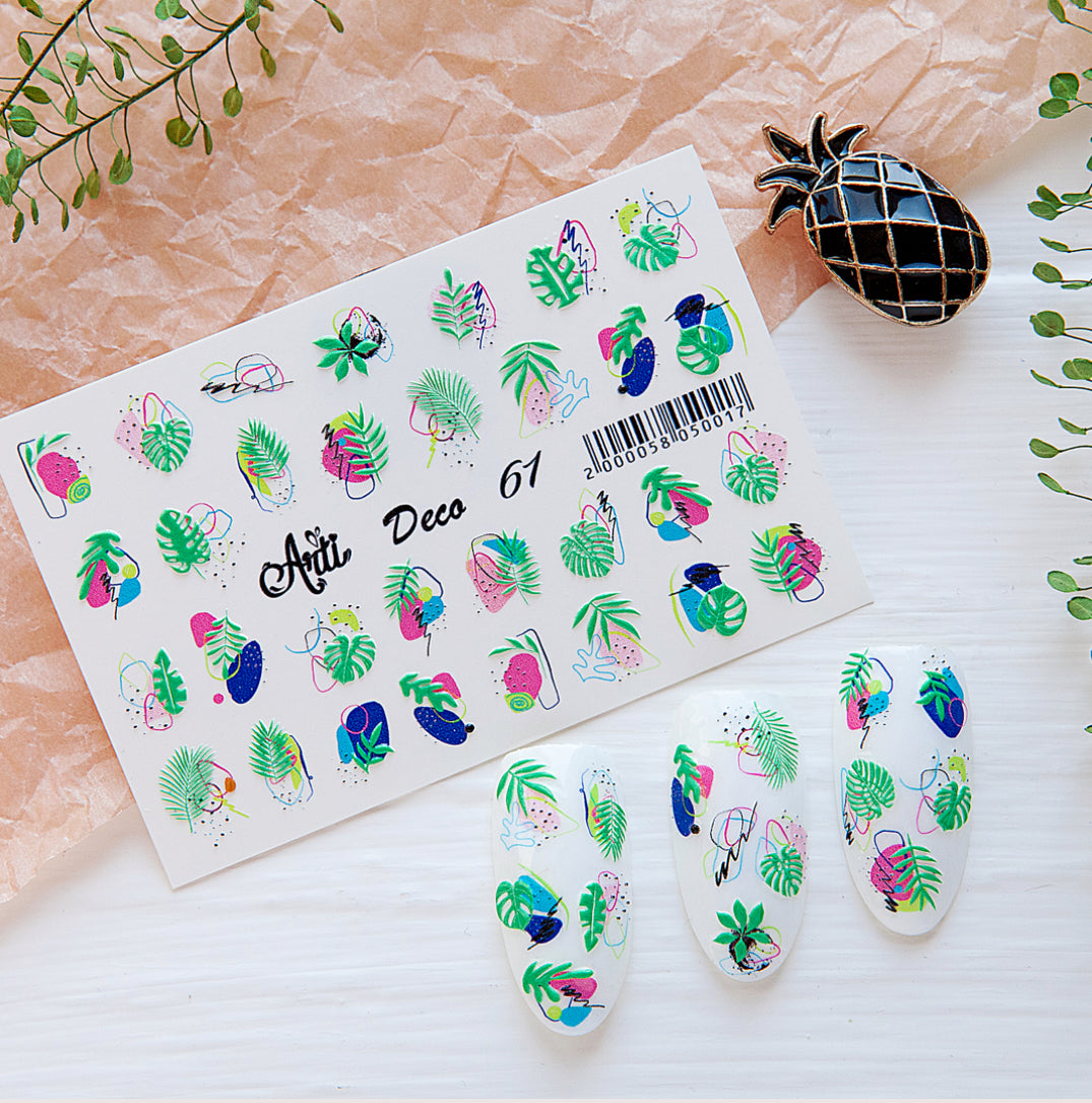 Samolepky na nehty – Arti For You Deco 3D - 61