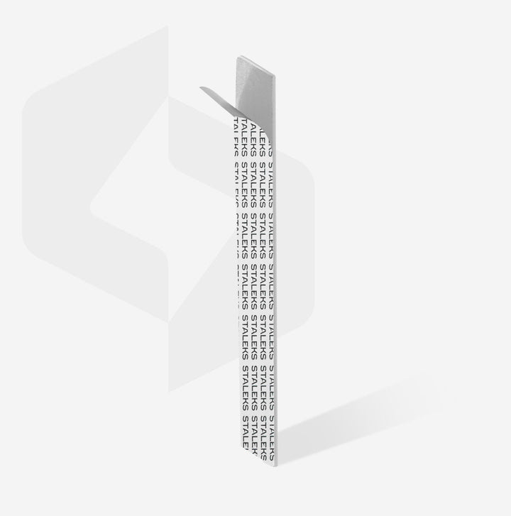 Bílé jednorázové pilníky (měkká základna) Staleks Pro Expert 20, 180 grit (30 ks) DFE-20-180w