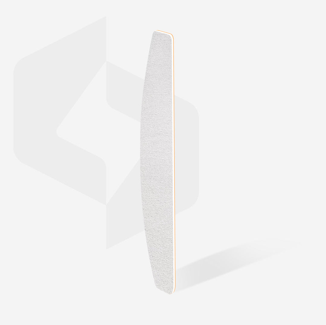 Bílé jednorázové pilníky (měkká základna) Staleks Pro Expert 40, 150 grit (30 ks) DFE-40-150w