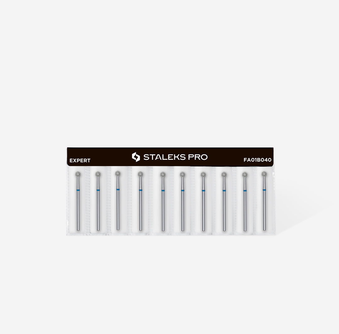 Diamantový nástavec „ball“, modrý, průměr hlavy 4 mm FA01B040