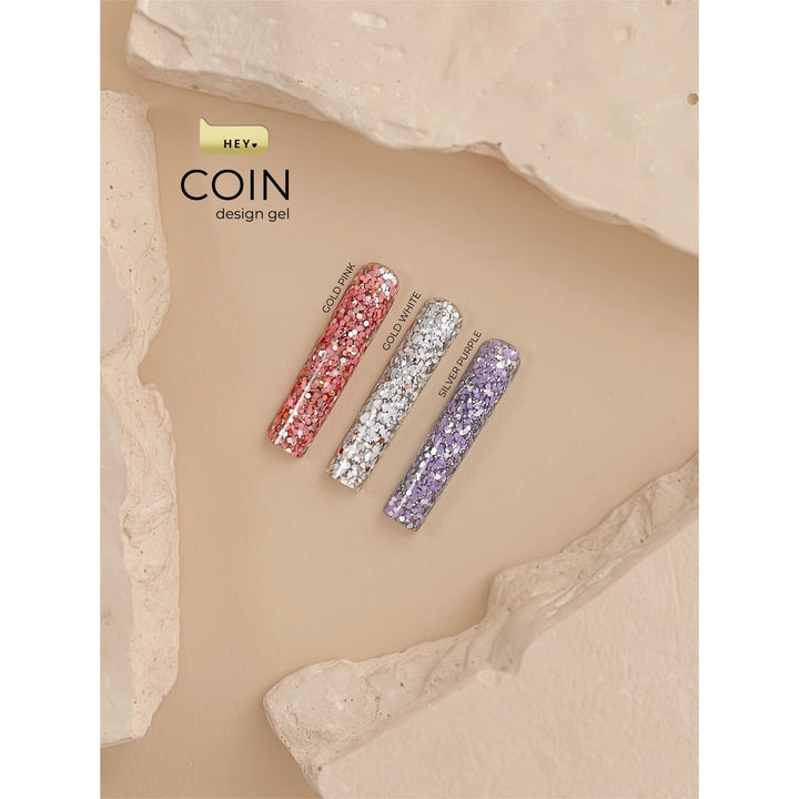 HEYLOVE Coin Gel Zlatobílý, 5 g