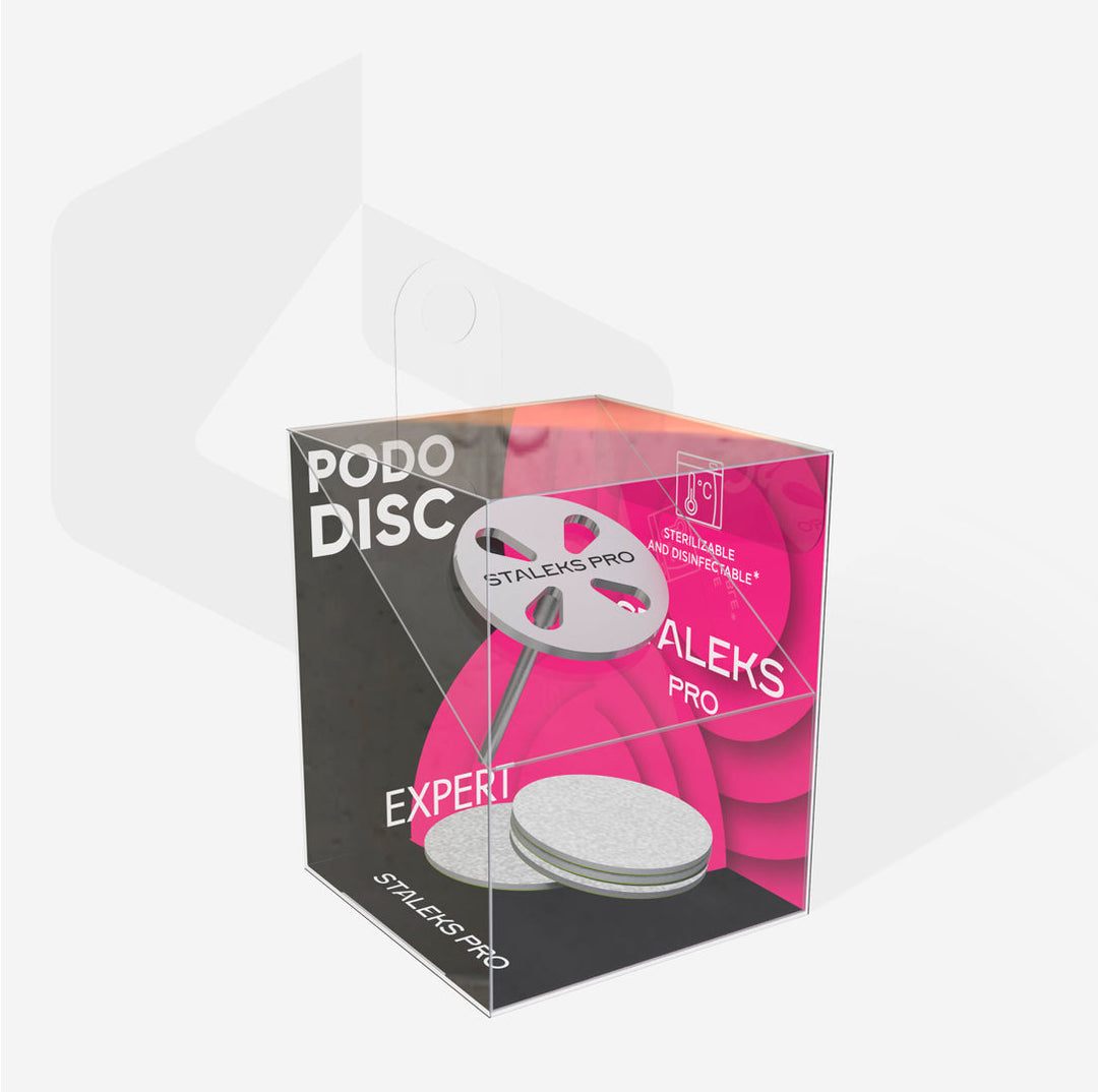 Pedikérní disk Pododisc Staleks Pro M se sadou jednorázových pilníků 180 grit, 5 ks (20 mm) PDset-20