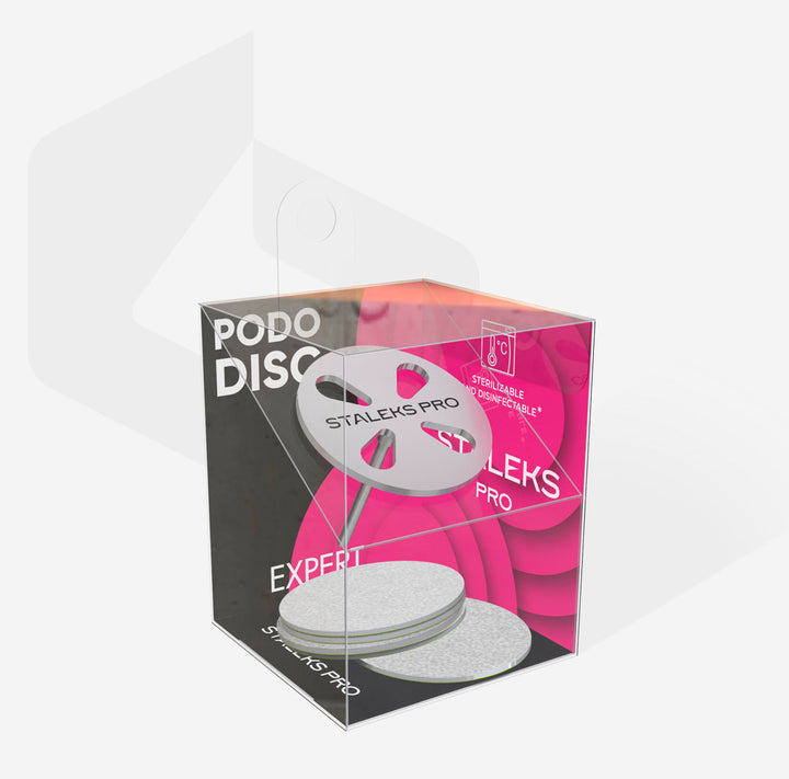 Pedikérní disk Pododisc Staleks Pro L se sadou jednorázových pilníků 180 grit, 5 ks (25 mm) PDset-25