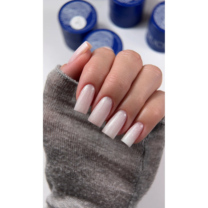 TOUCH Tekutý stavební gel 20, 15 ml, růžový s třpytkama