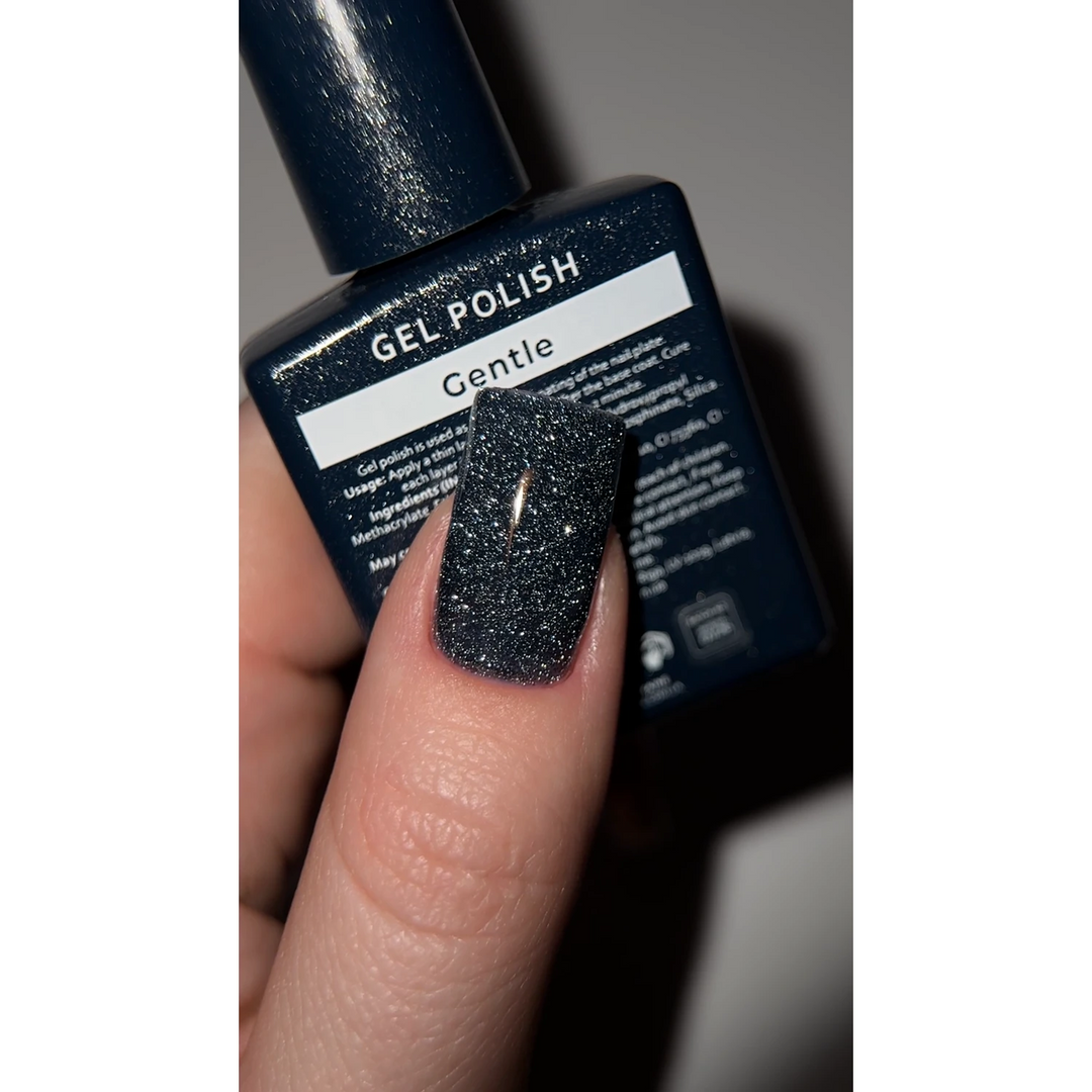 HEYLOVE Reflexní Gel lak Gentle, 15 ml, tmavěmodrá