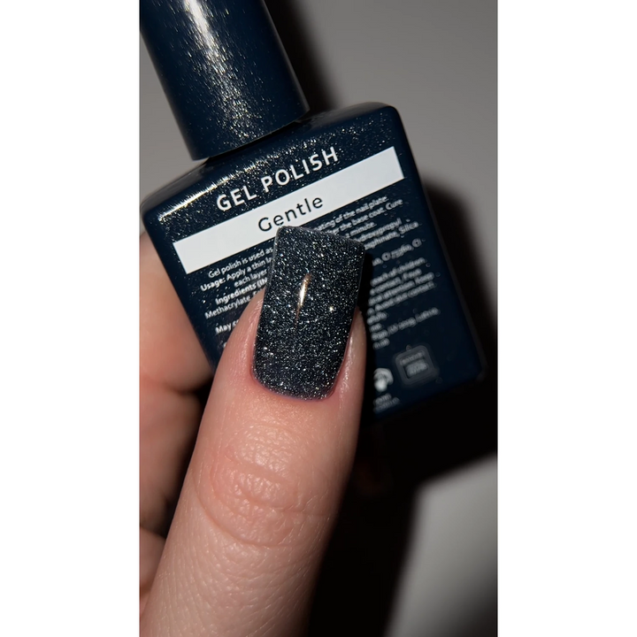 HEYLOVE Reflexní Gel lak Gentle, 15 ml, tmavěmodrá