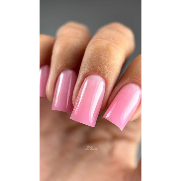 TOUCH Hard gel 6, 15 ml – manikúra na prodloužených nehtech