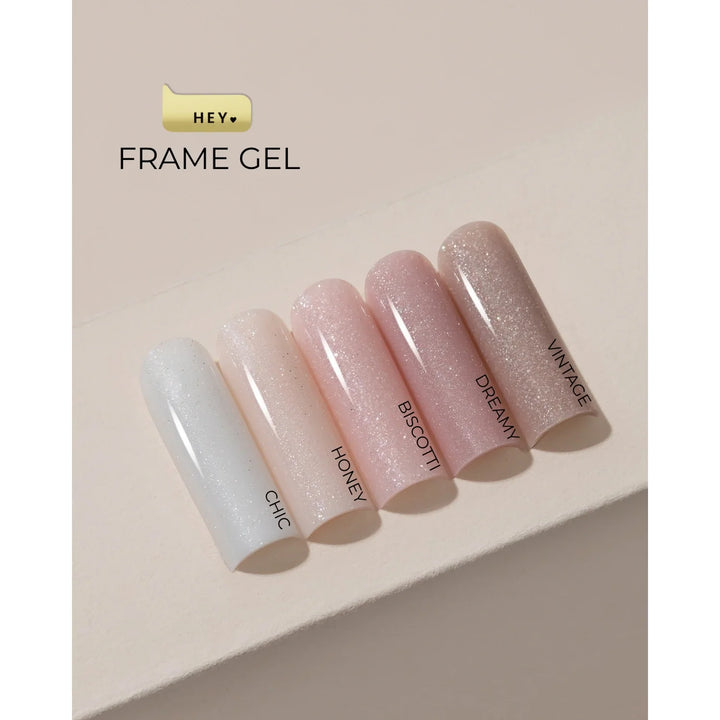 HEYLOVE Frame stavební gel s třpytkami – kolekční fotka